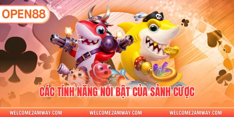 Các tính năng nổi bật của sảnh cược